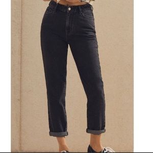 NWOT Pacsun Black Mom Jeans High Waisted